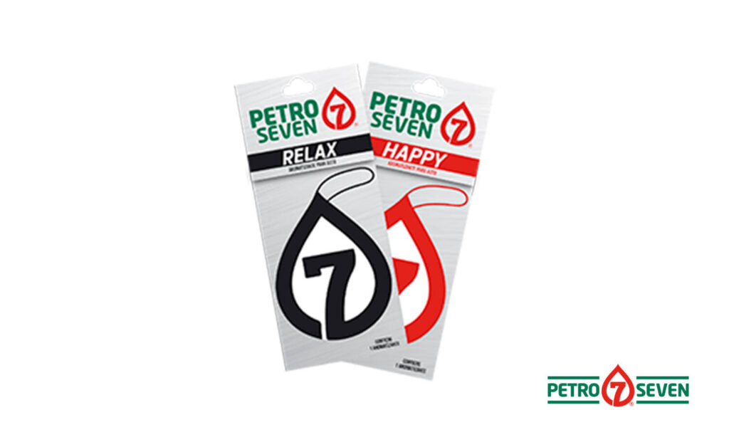 En Petro Seven contamos con distintas fragancias de aromatizante para carro. 